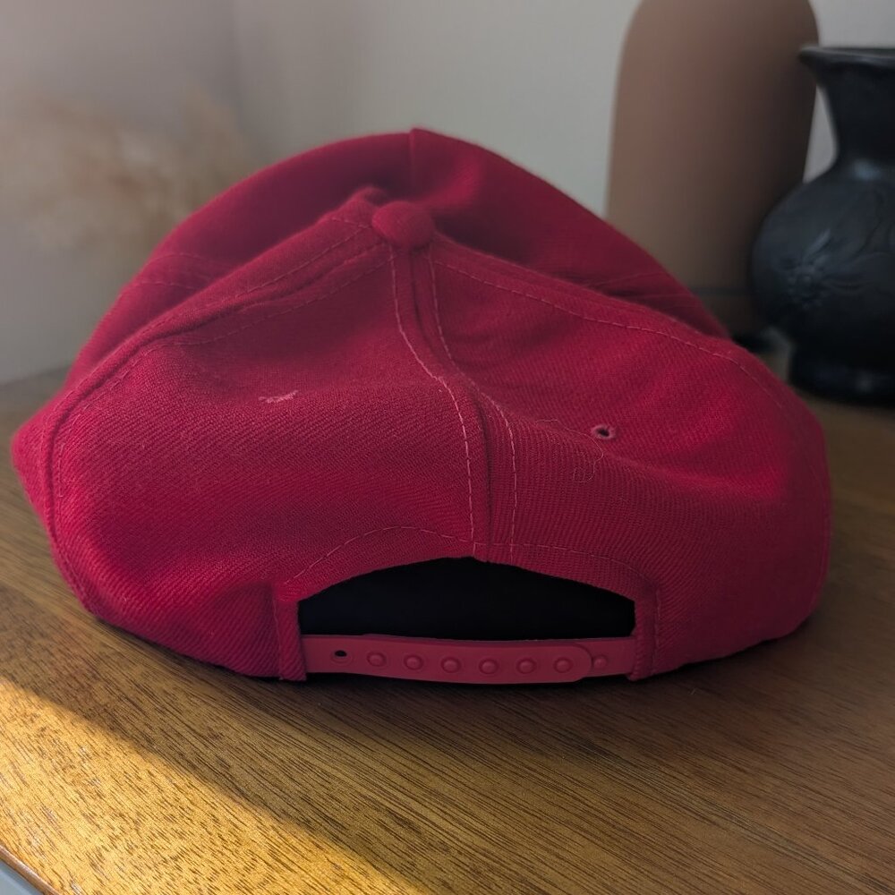Vintage Boeing Rope Snapback Hat - Racing Red - Picture 2 of 2